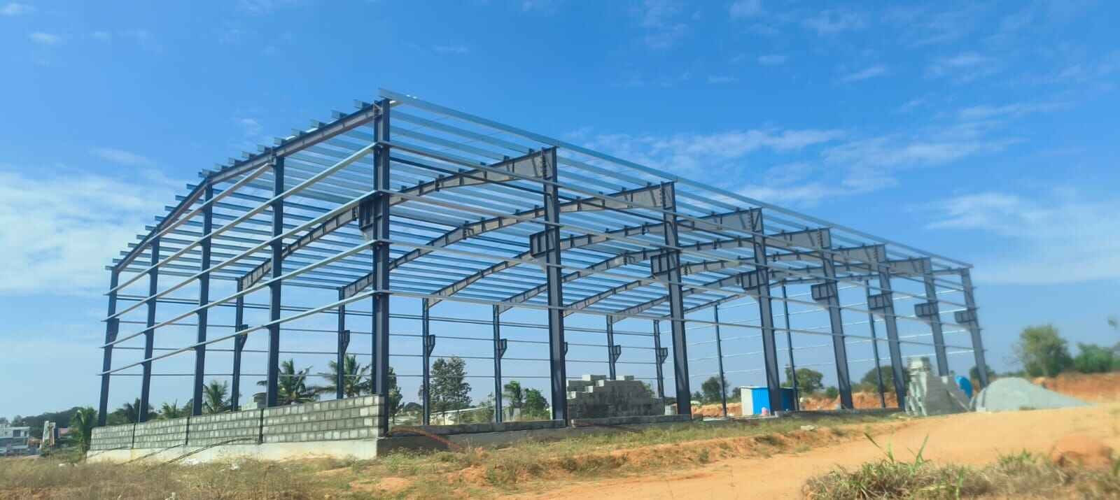 PEB Steel Structure Project by Hemagni Build Pro at Eluvapalli for Anjay Reddy