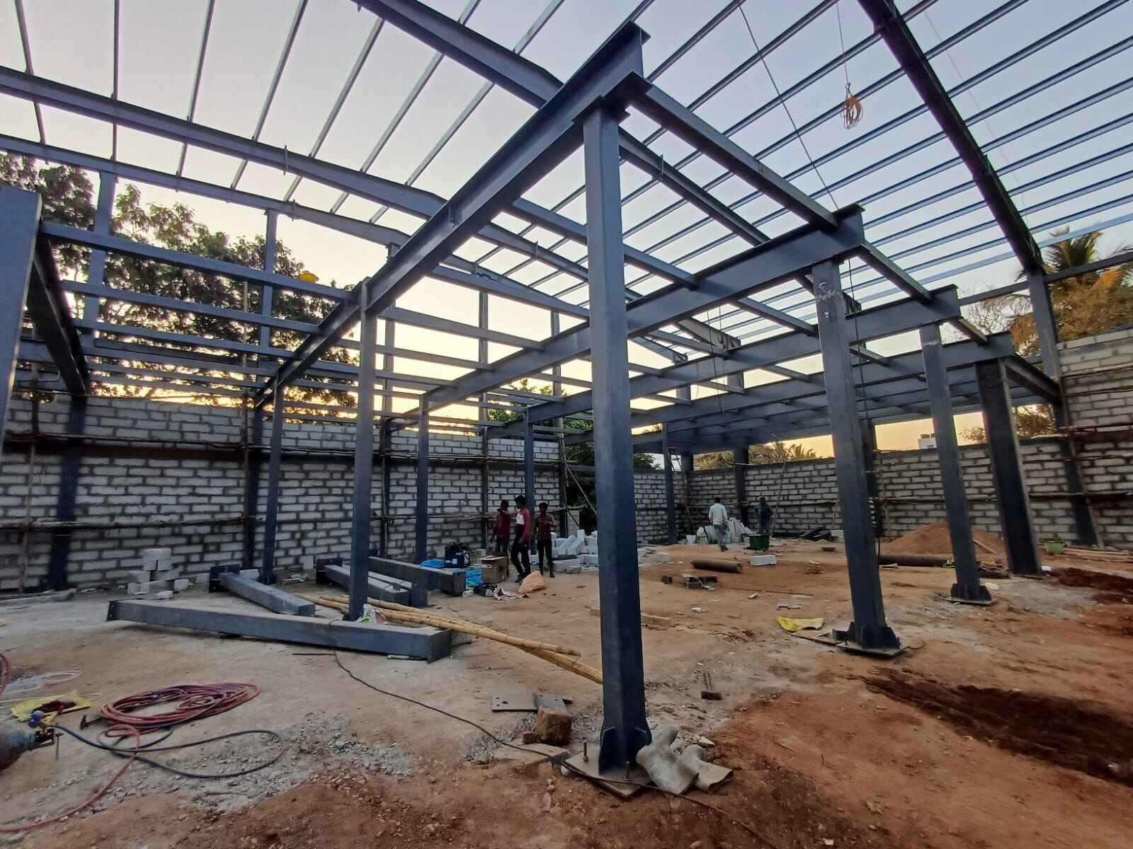 MSPL Bowling Shed PEB Construction in Hospet by Hemagni Build Pro